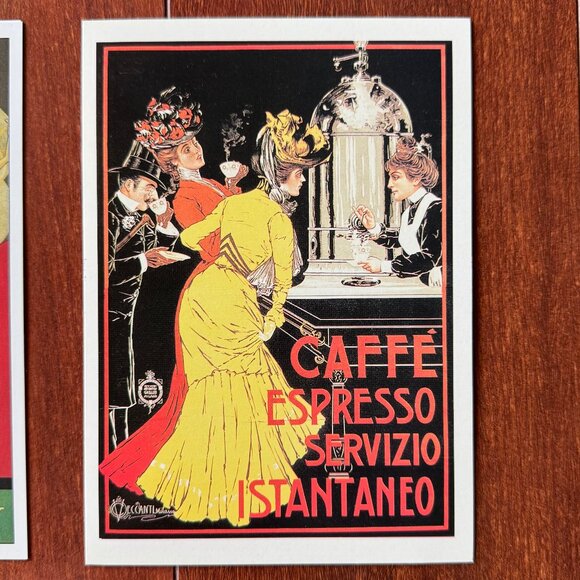 SET of 3 Vintage French Art Cards - 5"x7" - Picture 2 of 5